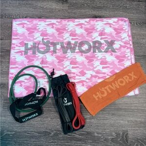 HOTWORX Pink Camo Towel Set